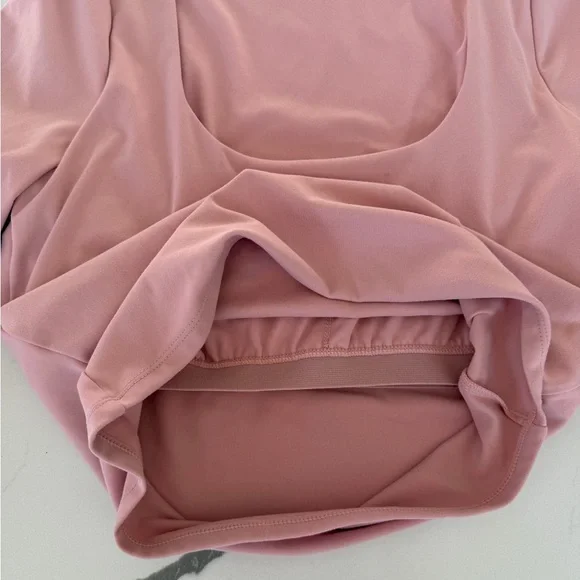 Elegant Pink Long Sleeve Crop Top - Picture 6 of 7